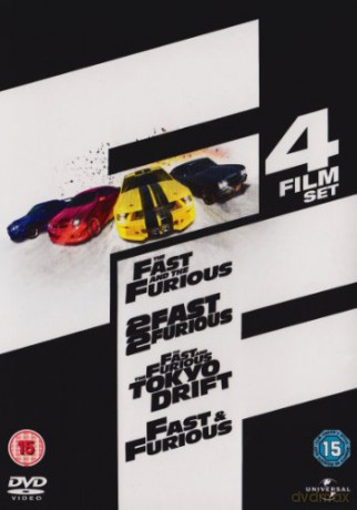 Fast and Furious 1 to 4 Movie Collection [DVD]