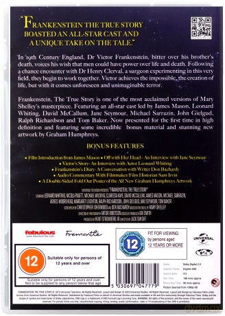 Frankenstein - The True Story [DVD]