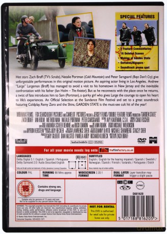 Garden State (Powrót do Garden State) [DVD]