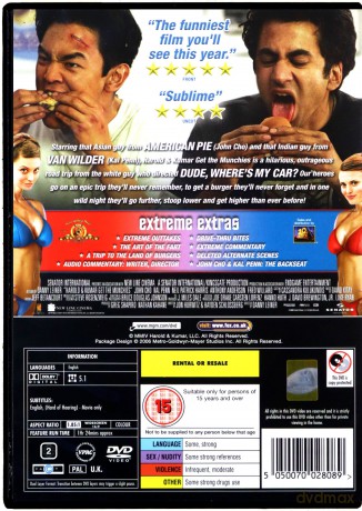 Harold and Kumar - Get The Munchies (O dwóch takich, co poszli w miasto) [DVD]