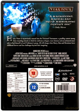 Harry Potter And The Goblet Of Fire (Harry Potter i Czara Ognia) [DVD]