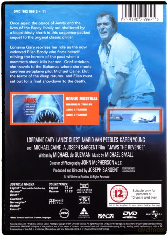 Jaws 4 - The Revenge (Szczęki 4: Zemsta) [DVD]