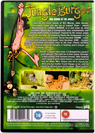 Jungle Burger (Aka Shame Of The Jungle) [DVD]