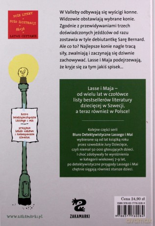 Biuro detektywistyczne Lassego i Mai (Tom 17) - Tajemnica Galopu - Martin Widmark, Helena Willis [KSIĄŻKA]