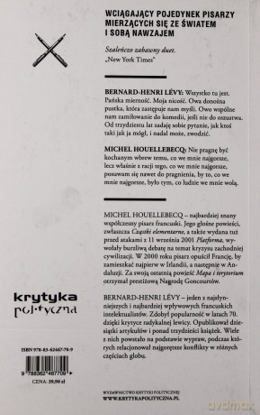 Wrogowie Publiczni - Michel Houellebecq, Bernard-Henri Levy  [KSIĄŻKA]