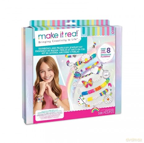 Make it real Biżuteria Rainbows Pearls, Zestaw kreatywny
