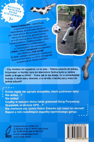 Antoś Żeberko Kuba I Gang Porywaczy Skarpetek - Iwona Czarkowska  [KSIĄŻKA]