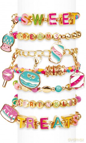 Make it real Bransoletki Sweet Treat DIY, Zestaw kreatywny