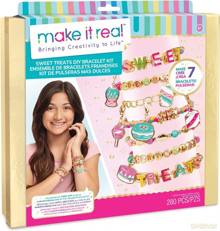 Make it real Bransoletki Sweet Treat DIY, Zestaw kreatywny