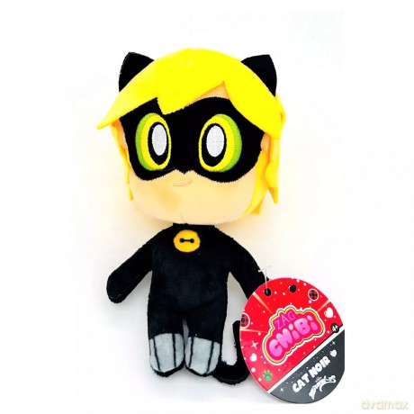 Miraculous: Biedronka i Czarny Kot Chibi Cat Noir, Plusz