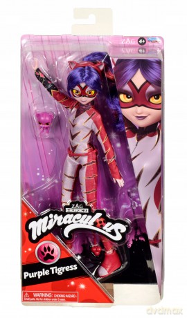 Miraculous: Biedronka i Czarny Kot Purple Tigress, Lalka