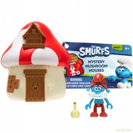Smerfy Domek Smerfów z figurką, Domek, 8 cm [FIGURKA]