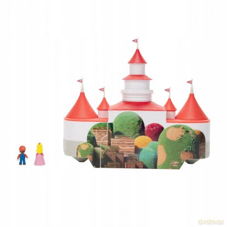 Super Mario Movie Mashroom Kindom Zamek Peach Zestaw, Domek