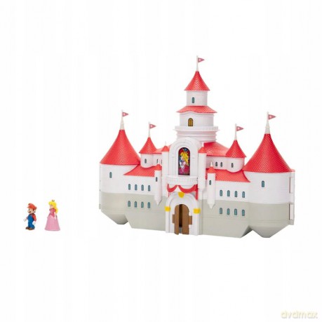 Super Mario Movie Mashroom Kindom Zamek Peach Zestaw, Domek