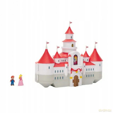 Super Mario Movie Mashroom Kindom Zamek Peach Zestaw, Domek