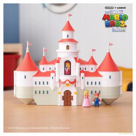 Super Mario Movie Mashroom Kindom Zamek Peach Zestaw, Domek