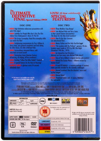 Monty Python And The Holy Grail (Monty Python i Święty Graal) [DVD]