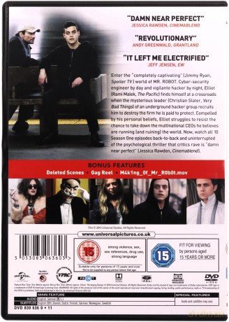 Mr Robot Season 1 [DVD]