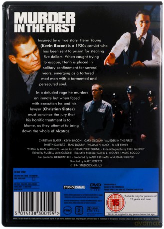 Murder In The First (Z premedytacją) [DVD]