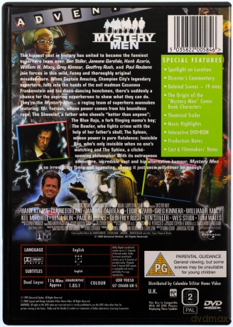 Mystery Men (Superbohaterowie) [DVD]