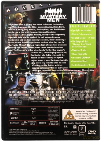 Mystery Men (Superbohaterowie) [DVD]