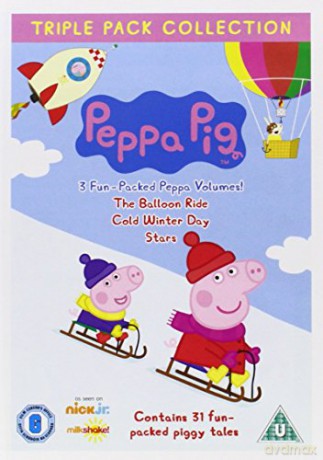 Peppa Pig - The Balloon Ride / Cold Winter Day / Stars (Świnka Peppa) [DVD]