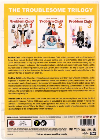 Problem Child 1 to 3 Complete Movie Trilogy [DVD]