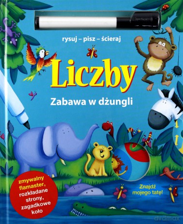 Liczby Zabawa W Dżungli Tw - Ben Adams  [KSIĄŻKA]