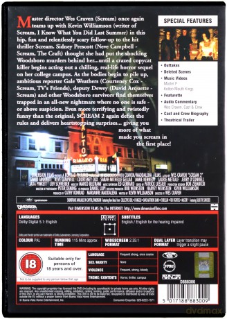 Scream 2 (Krzyk 2) [DVD]