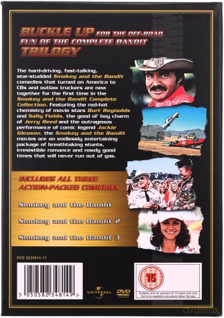 Smokey And The Bandit 1 to 3 Movie Collection (Mistrz kierownicy ucieka) [DVD]