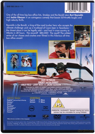 Smokey And The Bandit 1 to 3 Movie Collection (Mistrz kierownicy ucieka) [DVD]