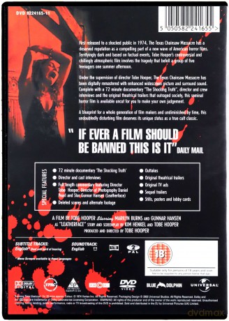 Texas Chainsaw Massacre - Special Edition 1974 (Teksańska masakra piłą mechaniczną) [DVD]