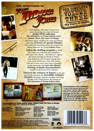 The Adventures Of Young Indiana Jones - Volume 3 (Młody Indiana Jones) [DVD]