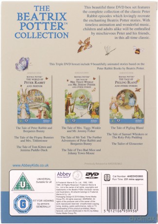 The Beatrix Potter (Classics) 3 Disc Collection [DVD]