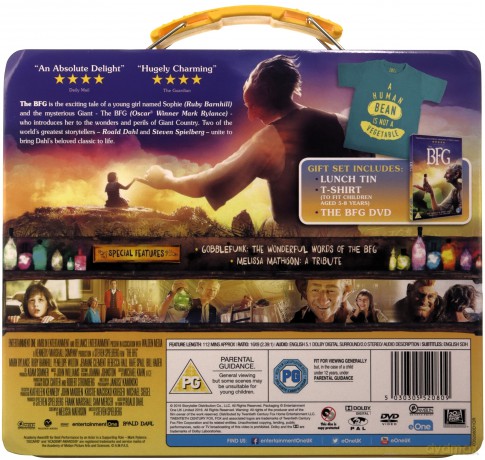 The BFG - Big Friendly Giant + T-Shirt + Lunchbox (BFG: Bardzo Fajny Gigant) [DVD]