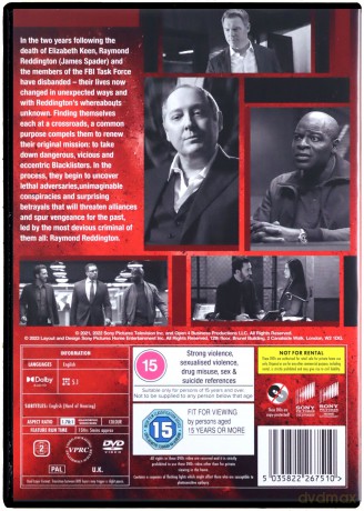 The Blacklist Season 9 (Czarna lista) [DVD]