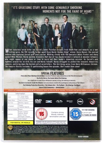 The Following Seasons 1 to 2 [DVD]