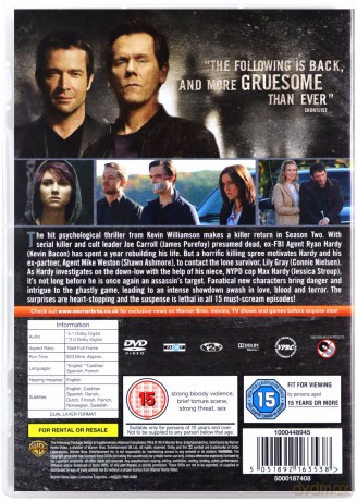 The Following Seasons 1 to 2 [DVD]