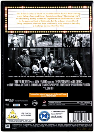 The Grapes Of Wrath (Grona gniewu) [DVD]