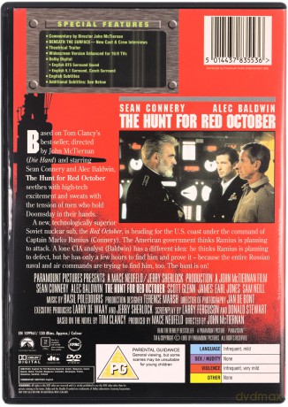 Polowanie na Czerwony Październik [DVD]