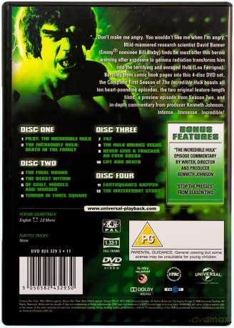 The Incredible Hulk Season 1 [DVD]