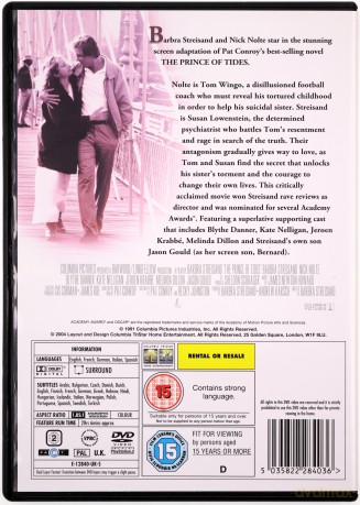 Książę przypływów [DVD]
