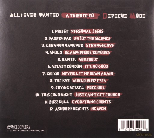 All I Ever Wanted - A Tribute To Depeche Mode (digipack) [CD]