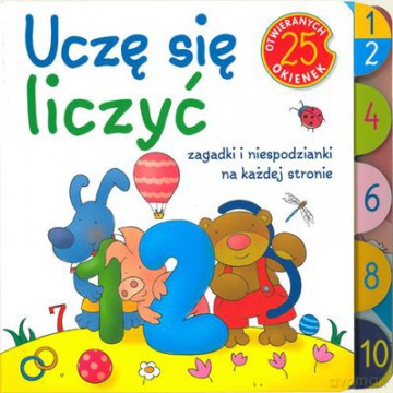 Uczę Się Liczyć 25 Okienek Tw - Wydawnictwo Wilga  [KSIĄŻKA]