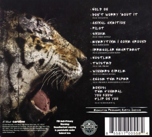 50 Cent: Animal Ambition (An Untamed Desire To Win) [CD]