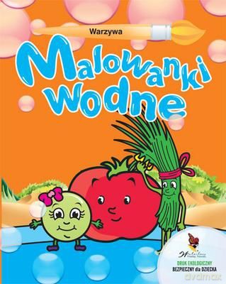 Warzywa Malowanki Wodne [KSIĄŻKA]