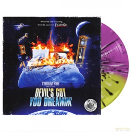 Through Fire: Devils Got You Dreamin (Yellow/Neonviolter/Black/White Split) [Winyl]
