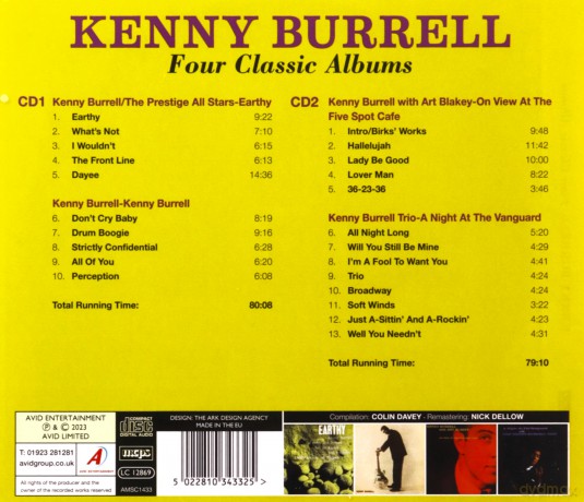 Kenny Burrell: Four Classic Albums [2CD]