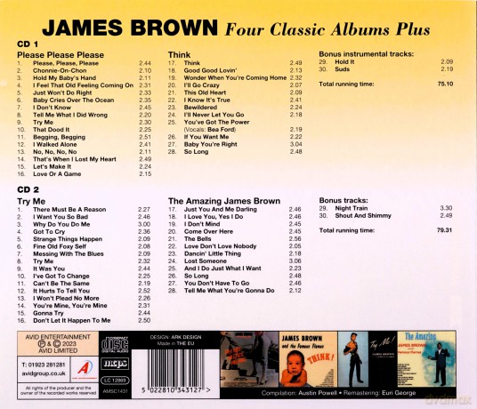 James Brown: Four Classic Albums Plus [2CD]