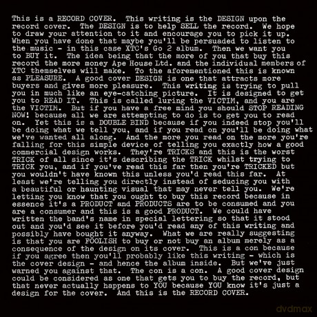 Xtc: Go2 [2xWinyl]